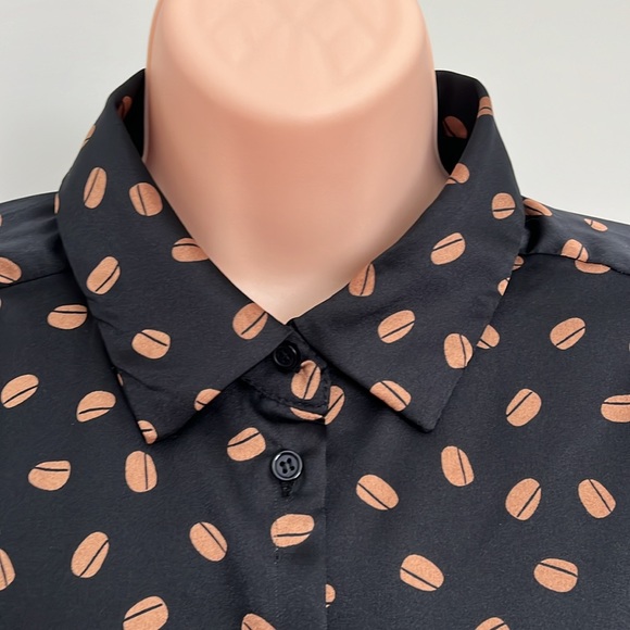 Ricki’s Satin Blouse Size LG - Picture 4 of 9